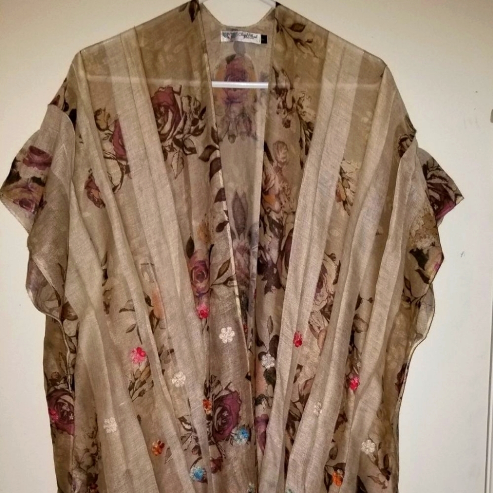 Embroidered Duster